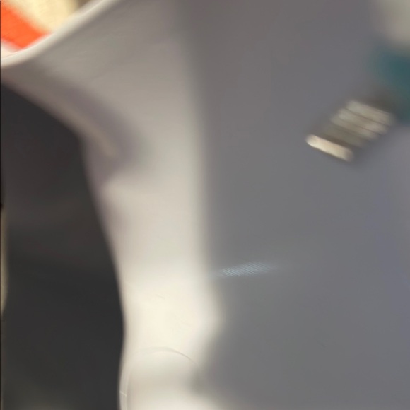 Express Striped Gray and White Color Block Skater Style Dress, Back Zip size S - Picture 10 of 12